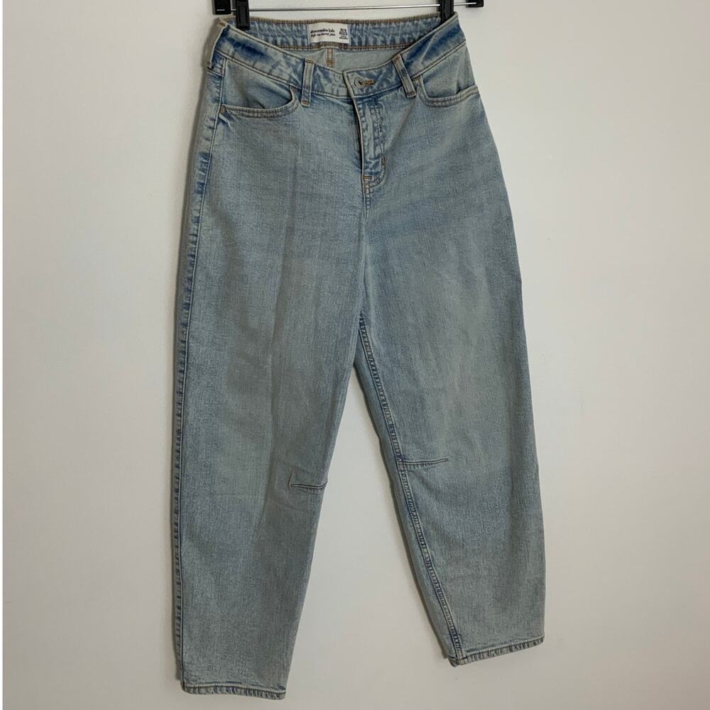 Abercrombie Kids High rise‎ barrel Jeans size 15/16